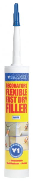 Bostik V1 Decorators Flexible Fast Dry Filler - Standard - Box of 12